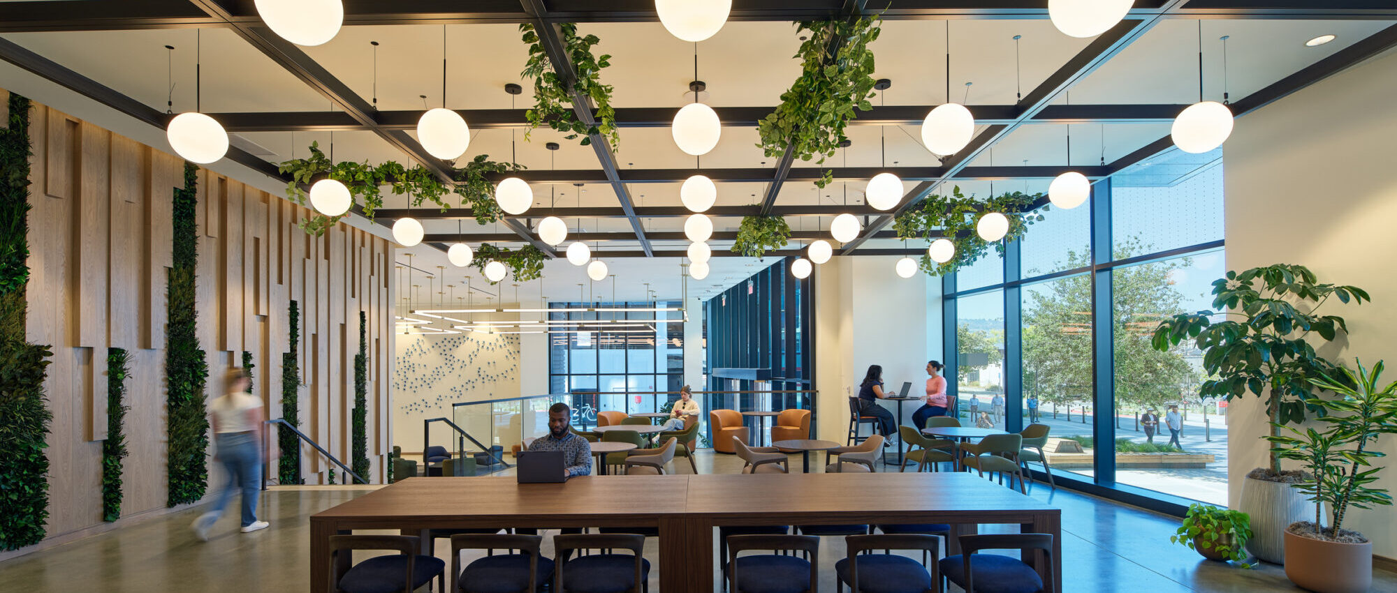 Cafe seating area | The Landing